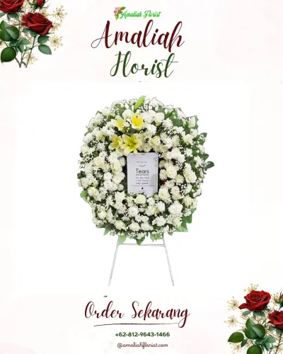 Krans Bunga Duka Cita serangmekar